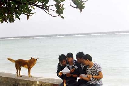 Trường Sa sau giờ huấn luyện