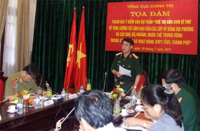 Phấn đấu xây dựng Chỉ thị của Ban bí thư đạt chất lượng tốt