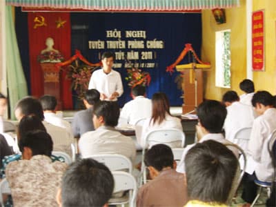 Tổ chức hội nghị tuyên truyền phòng, chống ma túy