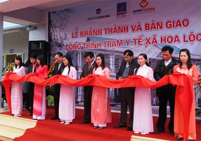 PV OIL khánh thành, bàn giao trạm y tế tại Thanh Hóa