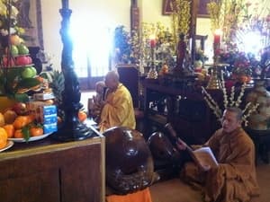 Lễ chùa cầu an đầu năm tại Trúc Lâm Thiền Viện