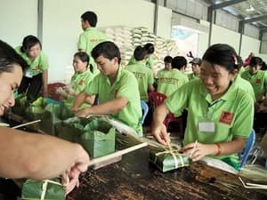 Xuất khẩu 20 tấn bánh chưng sang Mỹ, châu Âu
