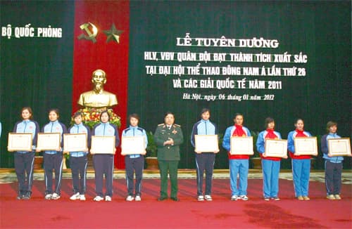 Đội ngũ HLV, VĐV Quân đội khẳng định sức mạnh, góp phần vinh danh thể thao Việt Nam