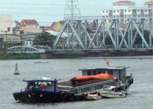 Một thủy thủ bị mất tích trên sông Sài Gòn
