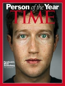 Nhà sáng lập Facebook được bình chọn là "Nhân vật của năm 2010"