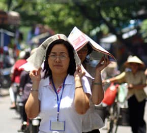 Nắng, nóng có nơi lên tới 41 độ