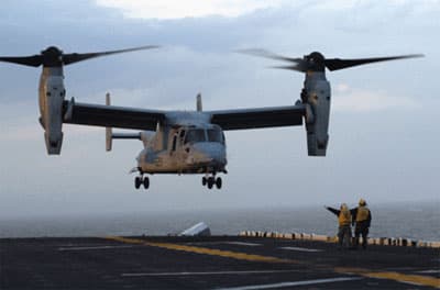 Boeing nghiên cứu việc triển khai UAV từ Ó biển V-22