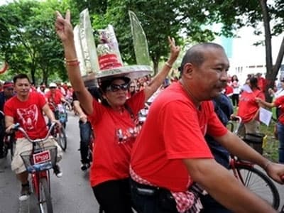 Khoảng 10.000 người "áo đỏ" dự kiến biểu tình ở Chiềng Mai