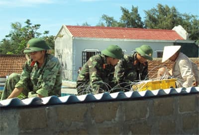 Niềm vui bên những ngôi nhà mới dựng