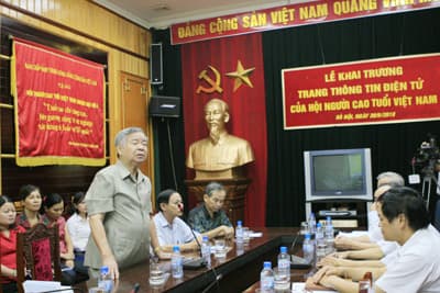 Khai trương trang thông tin điện tử của Hội người cao tuổi Việt Nam
