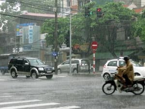 Nhiều vùng đón mưa rào và dông đến cuối tuần