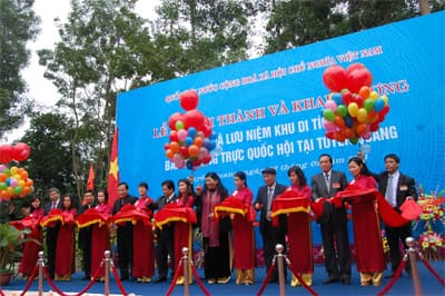 Khai trương Nhà lưu niệm Khu di tích Ban thường trực Quốc hội tại Tuyên Quang