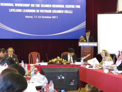 Năm 2013, thành lập Trung tâm SEAMEO ở Việt Nam