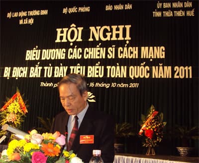 Biểu dương hơn 300 chiến sĩ cách mạng tiêu biểu bị tù đày