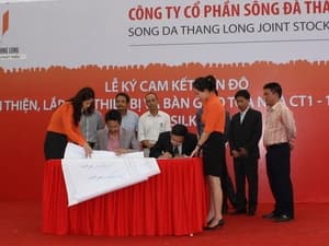 Sông Đà Thăng Long ký đảm bảo tiến độ cam kết