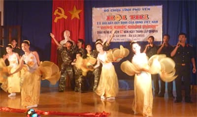 Hội thi 11 bài hát quy định trong QĐND Việt Nam