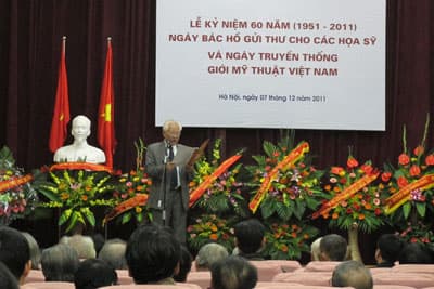 Bức thư của Bác Hồ là động lực sáng tác cho các thế hệ họa sĩ