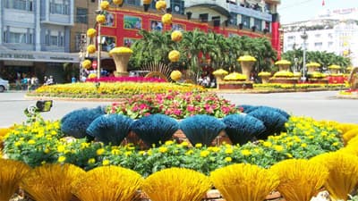 Khai mạc Đường hoa Nguyễn Huệ 2011