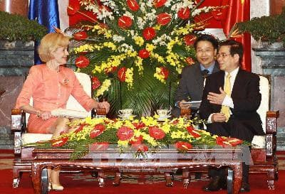 Lãnh đạo Đảng, Nhà nước đón, tiếp Toàn quyền Ô-xtrây-li-a
