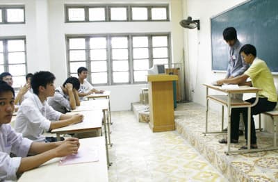 Hơn 64% thí sinh đến làm thủ tục dự thi cao đẳng