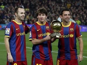 Messi, Xavi và Ronaldo tranh danh hiệu của UEFA