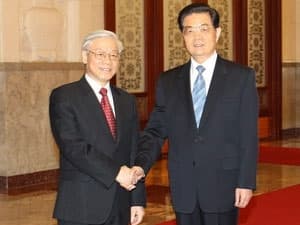 Tuyên bố chung hai nuớc Việt Nam và Trung Quốc