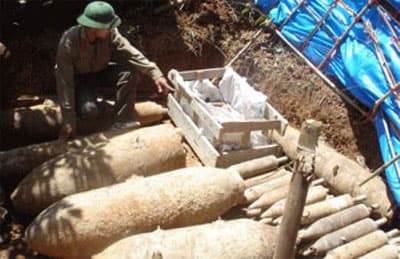 Hoàn thành Dự án rà phá bom mìn tại một số địa phương tỉnh Quảng Trị