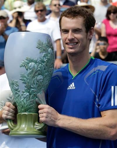 Djokovic bỏ cuộc, Murray vô địch Cincinnati