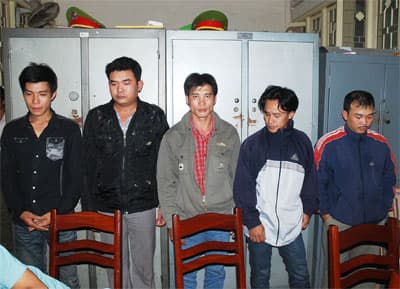 Gia Lai: Băng nhóm trộm đồ gỗ ra đầu thú