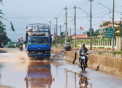 Gia Lai: Đường phố ngập như sông
