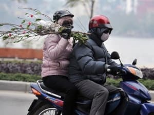 Các tỉnh miền Bắc đón Tết Nhâm Thìn trong giá rét