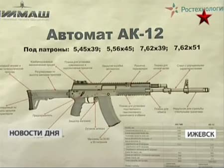 Nga: Bộ Nội vụ thử nghiệm súng trường AK-12