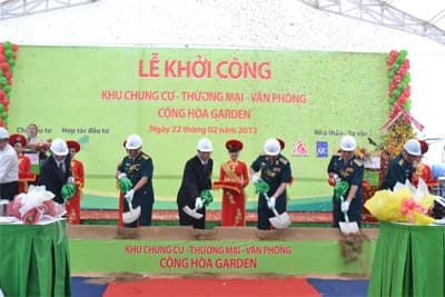 Khởi công dự án Khu chung cư - Thương mại – Văn phòng Cộng hòa Garden