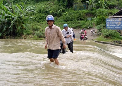 Cảnh báo lũ trên các sông từ Nghệ An đến Quảng Ngãi