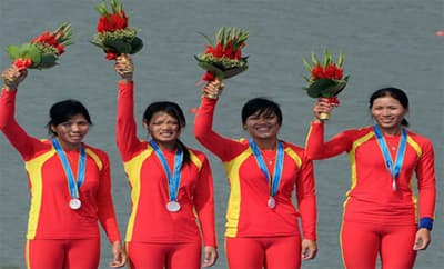 Đua thuyền: Thêm huy chương bạc