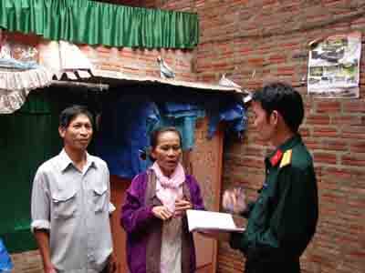 Quân dân nơi vùng lũ Hoài Ân