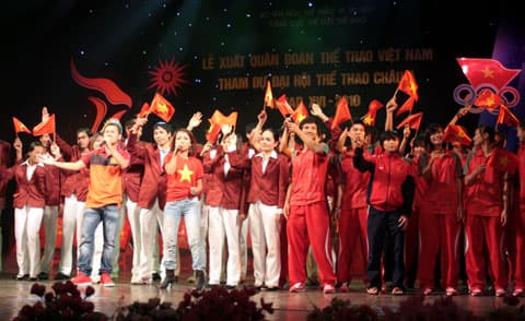 Lễ xuất quân đoàn thể thao Việt Nam tham dự ASIAD 16