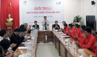 Giải Futsal quốc tế đầu tiên tổ chức tại Hà Nội
