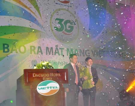 Viettel khai trương mạng 3G tại 63 tỉnh thành