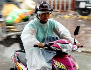 Không khí lạnh gây mưa ở Bắc và Trung bộ