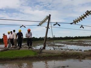 Khắc phục nhanh các sự cố về điện do ảnh hưởng của bão