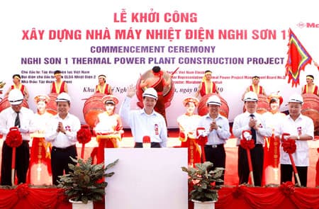 Khởi công xây dụng nhà máy nhiệt điện Nghi Sơn I