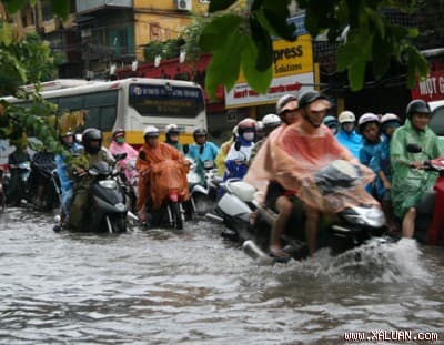 Mưa rào ở hầu khắp các tỉnh, thành trong cả nước