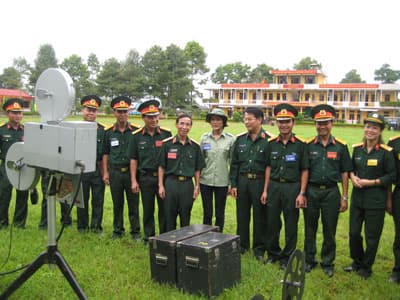 Ấn tượng chiến sĩ chiếu phim Quân khu 5