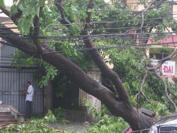 Khẩn trương khắc phục sự cố lưới điện sau cơn bão số 3