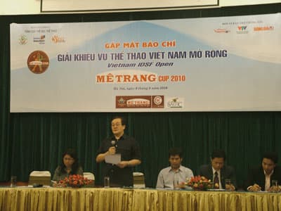 200 VĐV tham dự giải khiêu vũ Thể thao Việt Nam mở rộng năm 2010