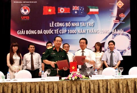 4 đội bóng dự Cúp 1000 năm Thăng Long - Hà Nội