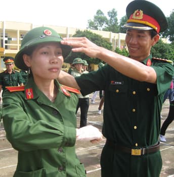 “Hoa hậu” toàn quân