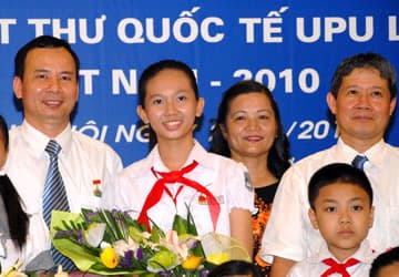 Lần đầu tiên Việt Nam đoạt giải nhất cuộc thi viết thư quốc tế UPU