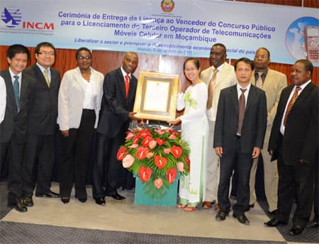 Viettel nhận giấy phép đầu tư tại Mozambique